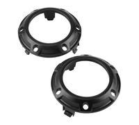 Cadre Calandre Anti-brouillard Compatible Avec Mitsubishi Pour Outlander 2007 2008 2009 2 Pièces Cache De Feu Antibrouillard Inférieur De Pare-chocs Avant Noir Référence 6400A739