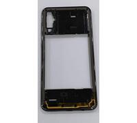 Cadre central de rechange avec cadre latéral+touches de volume compatible pour Samsung Galaxy A50 SM-A505F 2019 (Noir) (complet comme sur la photo))