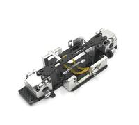 Cadre Châssis RC Pour WLtoys 284131 K979 K989 K999 1/28 Châssis Boîte Vitesses Métal Empattement 98 Mm 102 Mm Accessoires Voiture RC Mises À Niveau Remplacement(Silver)