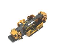 Cadre Châssis RC Pour WLtoys 284131 K979 K989 K999 1/28 Châssis Boîte Vitesses Métal Empattement 98 Mm 102 Mm Accessoires Voiture RC Mises À Niveau Remplacement(Yellow)