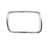 Cadre chromé droit sur grille de calandre large 55cm pour BMW Série 5 E34 Berline Touring V8 phase 1 (-03/1994) et phase 2 (04/1994-) - côté passager