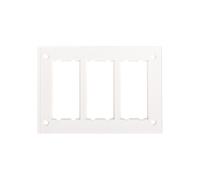Cadre CIMA PRO triple 6xK45 horizontal pour Simon SBM302/9