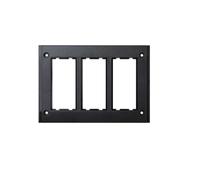 Cadre CIMA PRO triple 6xK45 horizontal Simon Connect SBM302/14