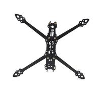 Cadre Classique en de Carbone TS-MK4 de 7 Pouces (empattement de 295mm) for Drones FPV Longue portée, Kit en de Carbone Pure 3K d'épaisseur de Bras de 5.0mm