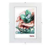 Hama Cadre photo Clip-Fixe (sans bordure, 50 x 60 cm, Reflex) Blanc