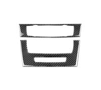 Cadre Couverture Garniture pour BMW Série 3 E90 E92 E93 2005-2012 Intérieur Voiture en Fibre Carbone Véritable Climatisation CD Console Panneau Couverture Garniture Accessoires Intérieure Couverture