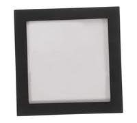 Cadre D’affichage pour Pochette D’album CD en Bois Teinté Noir, 1 Pièce | Présentoir Mural Table, pour CD et Peintures, Style Moderne Minimaliste, Usage Salon ou Bureau