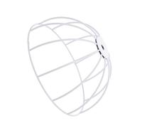 Cadre D'abat-jour Soi-même en Fer Blanc pour Plafonniers | Structure Simple, Surface Lisse et Robuste, Usage pour Lampes de Table ou Suspensions, Anti-rouille
