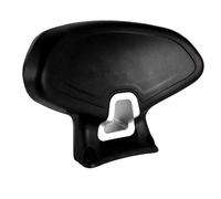 Cadre d'accoudoir Appui-dos passager de moto, coussin dossier arrière universel multi-tailles Convient pour Yamaha xmax300 xmax125 tmax560 Porte-Bagages(Medium Backrest)