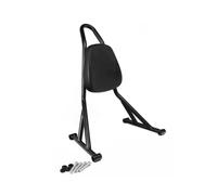 Cadre d'accoudoir Coussin de dossier de siège de passager arrière Convient pour KOVE 625V Lancer, coussin de protection noir Sissy bar