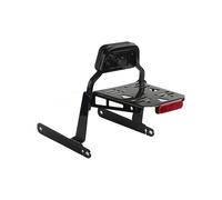 Cadre d'accoudoir Porte-bagages de dossier de barre Sissy Convient pour Harley Dyna Low Rider FXDLS Street Bob FXDB, glisse Super large(Black)