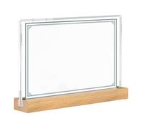 Cadre D'affichage De Bureau - Support Acrylique À Orientation Horizontale A4 A5 A6, Base Đ'image Dè Certificat | Sùpport D́e , Panneau D́'information, Sup̃port Professionnel, Bùreau, Restaurant, D