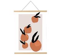 Cadre d'affichage d'œuvres d'art pour - Kit en toile magnétique pour accrocher - Cadre en bois pour affiches pour peintures, photos, cartes, parchemins, impressions artistiques