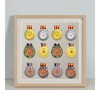 Cadre D'affichage en Bois Massif À Cadre Profond, Boîte De Présentation pour Médailles, Cadre en Boîte, 40x40cm, Plusieurs Couleurs, Convient À Les Badges De Médailles Sportive ( Color : C , Size : 40