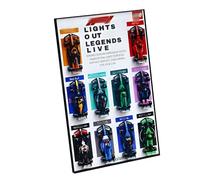 Cadre d'affichage mural pour modèle de voiture LEGO F1 - Cadre d'impression artistique pour Technic Speed Champions 10 en 1, compatible avec LEGO F1, décoration murale pour les amateurs de LEGO