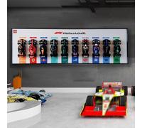 Cadre d'affichage mural pour modèle de voiture LEGO F1 - Cadre d'impression artistique pour Technic Speed Champions 10 en 1, compatible avec LEGO F1, décoration murale pour les amateurs de LEGO
