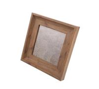 Cadre D'affichage Ovale en Bois Grain de Rétro | Stabilité sur Table, Installation Simple, Usage pour Salons de Manucure et DIY à Domicile