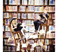 Cadre DANS LA BIBLIOTHÈQUE G1598 PINTDECOR