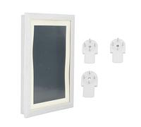 Cadre d'art pour Enfants à Ouverture Frontale, Grande capacité Pouvant Accueillir 50 œuvres d'art, Boîte de Rangement de Peinture à l'huile Modifiable, Cadre d'œuvres d'art