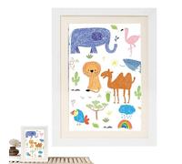 Cadre d'art pour enfants, cadre pour œuvres d'art pour enfants, interchangeable, avec ouverture sur le devant, cadre pour projets artistiques pour enfants, cadre de rangement pour photos,