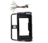 Cadre D'autoradio 10,1 Pouces Android Stéréo 2DIN - Façade Et Panneau De Tableau De Bord pour Toyota pour Prado 2018 QAQMHVCVB(Frame with Cable)
