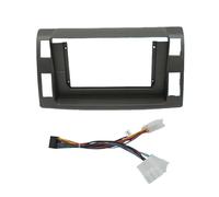 Cadre D'autoradio 10 Pouces Adaptateur Façade Décodeur Canbus Kit Montage pour Tableau Bord pour Toyota pour Previa 3 XR50 pour Estima pour Tarago WEFOLCC(Gray LHD Cable)