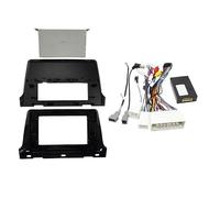 Cadre D'autoradio 10 Pouces Kit De Tableau Bord Stéréo Android Panneau De Navigation pour Kia pour Seltos 2020 GPS Garniture D'installation Audio Cadre Radio(A Frame Set)