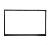 Cadre d'autoradio 2Din 7" - Panneau de tableau de bord pour navigation GPS - Kit de démontage de garnitures en plastique ABS compatible avec installation double DIN - Noir