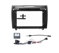 Cadre D'autoradio 9 Pouces avec Câble d'alimentation pour Mercedes pour Benz Classe SLK R171 W171 2004-2011(Frame Cable canbus)