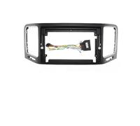 Cadre D'autoradio 9 Pouces pour VW pour Sharan 2012-2018, Support De Tableau De Bord avec Gaine De Câble Panneau D'autoradio(Frame and Cable)