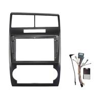 Cadre D'autoradio Android 9 Pouces Façade Montage sur Tableau Bord Lecteur DVD 2DIN Câble Câblage Inclus pour Dodge pour Charger pour Magnum 2005-2007 QAQMHVCVB(Frame wire)