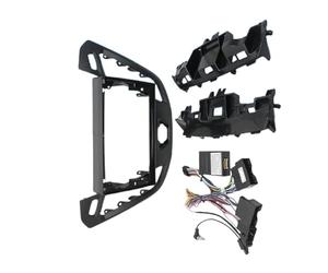 Cadre D'autoradio Android avec Façade Faisceau De Câbles Et Boîtier Canbus Inclus Montage sur Tableau Bord pour Ford pour Transit pour Tourneo 2017(Frame Cable Canbus)