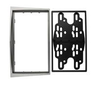 Cadre D'autoradio Double DIN pour Daewoo pour Winstorm (2008-2011) Panneau D'autoradio(Silver Grey,178X100 mm)