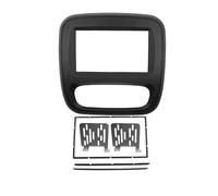 Cadre d'Autoradio,Façade Autoradio Kit de Tableau de Bord for Panneau DVD d'autoradio 2din, adapté à Renault Trafic Opel Vivaro 2015 Up, Installation stéréo Automatique, Panneau de Tableau de Bord