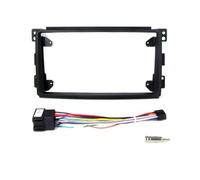 Cadre D'autoradio Kit De Câble Montage Audio pour Tableau Bord, Radio Fascias CD 9 Pouces, Cadre pour Benz pour Smart pour Fortwo W451 2006 - 2009