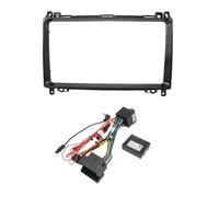 Cadre D'autoradio Kit Panneau Montage Tableau Bord, Cadre D'autoradio 9 Pouces, pour Benz B200 AB Classe W169 W245 Viano pour Vito W639 pour Sprinter W906