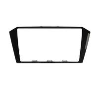 Cadre D'autoradio Noir 9,2" Et 8" pour VW pour Passat B8 2018-2024 MIB 3 Façades Plaques Lecteur CD Garniture Boîte WEFOLCC(9.2 inch)