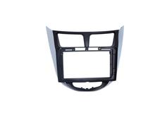 Cadre D'autoradio Panneau Navigation GPS Voiture Écran 9 Pouces 2 Din Android Radio Stéréo Fascias Cadre pour Hyundai pour Verna pour Accent pour Solaris 2011-2016