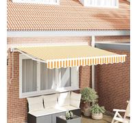 Cadre d'auvent Polyester avec revêtement PU Auvent rétractable vidaXL vidaXL