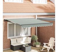 Cadre d'auvent Polyester avec revêtement PU Auvent rétractable vidaXL vidaXL