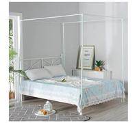 Cadre de baldaquin pour grand lit - Design robuste à quatre poteaux pour une décoration élégante de chambre, parfait pour créer une atmosphère romantique ou confortable