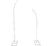 Cadre de Ballons Demi-Arche à partir du Sol, en Fer, Cadre de Mariage for fête d'anniversaire, Design Romantique(White,1.8+1.5m)