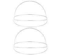 Cadre de Base pour Couronne DIY en Fer Blanc 2 Pièces