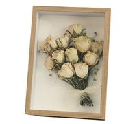 Cadre de Boîte D'ombre 3d, Cadres Photo Boîte D'affichage 30 X 40 cm, Boîte D'affichage Cadre Photo Profond Bois, Grand Cadre Boîte D'ombre, Boîte D'affichage 3d pour L'artisanat Fleurs Original wood