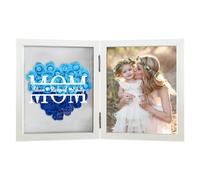 Cadre De Boîte D'ombre Rose Eternelle Personnalisé avec Photo Nom pour Maman Grand-mère ,Cadre d'ombre de Mémoire Boîtes D'affichage D'ombres Idee Cadeau Anniversaire de Fête des Mères Femme