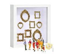 Cadre de boîte | Étui en forme de silhouette de musée de la mémoire familiale - Cadre souvenir pour vacances, pendaison de crémaillère, mariage, remise de diplôme, retraite, voyage, anniversaire