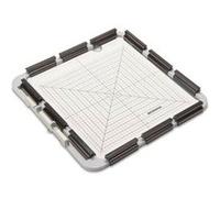 Cadre de Broderie à Pinces de Taille Moyenne - 215x215mm - : La solution parfaite pour les passionnés de quilt(...) - Blanc