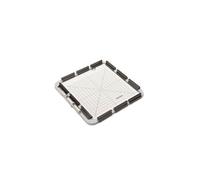 Cadre de Broderie à Pinces de Taille Moyenne - 215x215mm - : La solution parfaite pour les passionnés de quilt(...) - Blanc