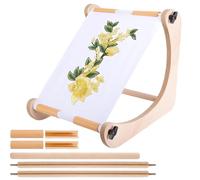 Cadre de Broderie,Cadre À Broderie En Bois Réglable | Cadres De Quilting Pour Artisanat, Voyage, Tables Et Chaises