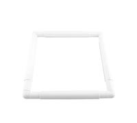 Cadre de broderie, Cadre de Point de Croix en Plastique, Cadre de Clip en Plastique Rectangle Carré 27.9*27.9cm pour Broderie, Courtepointe, Point de Croix, Aiguille, Peinture sur Soie